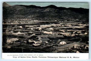 SALINA CRUZ, Mexico ~ TEHUANTEPEC RAILROAD Pacific Terminus 1900s Postcard