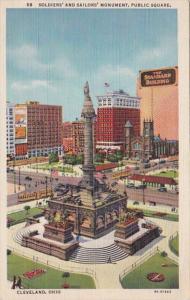 Ohio Cleveland Soldiers and Sailors Monument Curteich