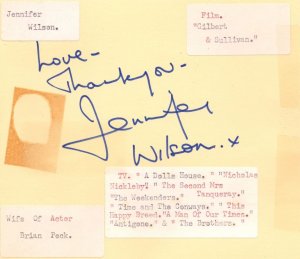Jennifer Wilson Shuni Star 2x 1970s Singer Autograph s