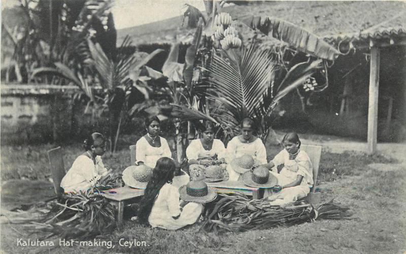 Kalutara Hat making Ceylon Colombo