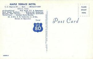 TX, Abilene Texas, Maple Terrace Motel, HWY 80, Douglas R. Smith No. 46883-B