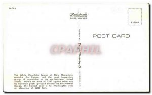 Postcard Old Train white Mountains NH