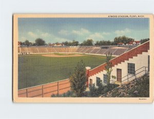 Postcard Atwood Stadium, Flint, Michigan