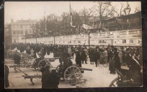 Mint France RPPC Real Picture Postcard Army Army Exhibition