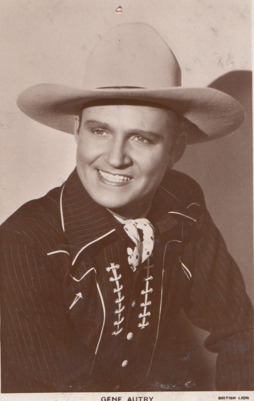 Gene Autry Picturegoer Original Old Postcard