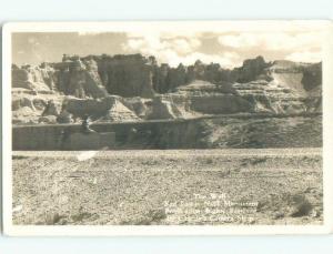 Pre-1950 rppc NICE VIEW Badlands National Park - Rapid City SD W0111