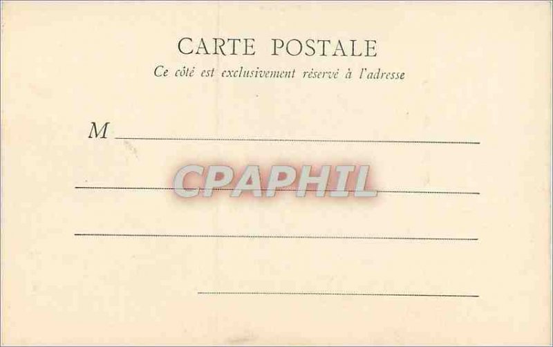 Old Postcard Reims Cathedral Interior (map 1900)