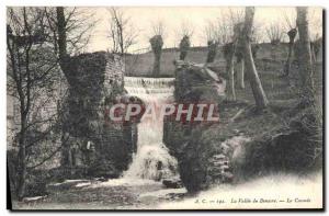 Old Postcard The Valley of La Cascade Denacre