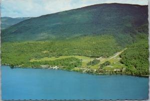 Anglemont Estate Ltd. Anglemont BC Shuswap Aerial Unused Vintage Postcard D43