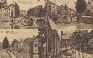 Brugge Bruges Augustin Beguinage Gruuthuuse's 4x Bridge Postcard s