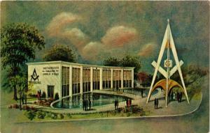 CPM New York World's Fair 1964-65 Masonic Brotherhood FREEMASONRY (861068)