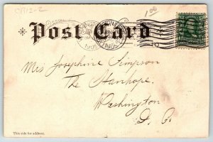 1905  Lynn  Massachusetts  High School   Postcard