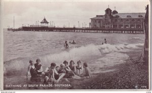 RP; SOUTHSEA, Hampshire, England, 1920-1940s; Bathing At South Parade