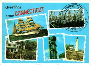 Connecticut Greetings From The Nutmeg State Multi View