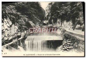 Old Postcard Dauphine Route of the Grande Chartreuse