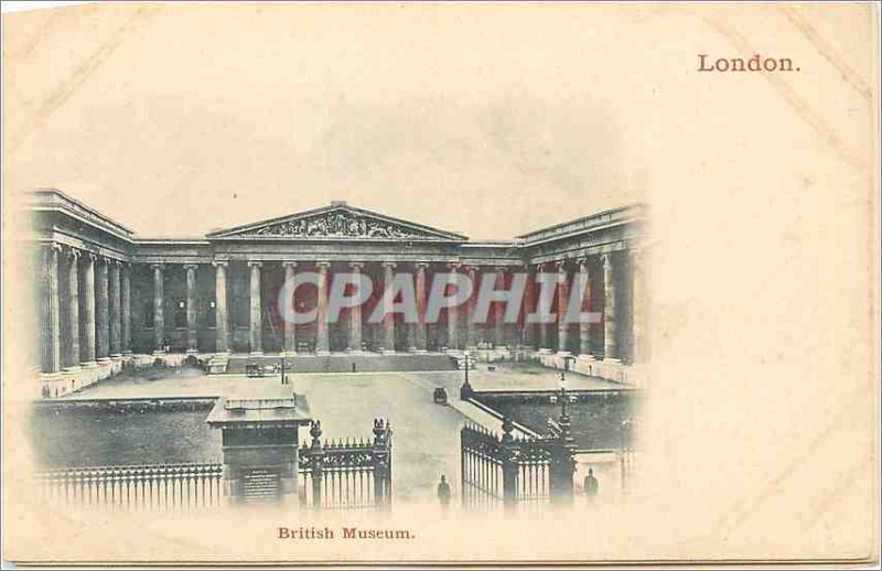 Old London Postcard British Museum