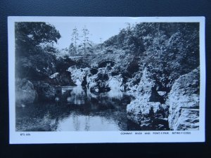 Wales BETWS-Y-COED Pont-y-pair & Conway River - Old RP Postcard by Marimex