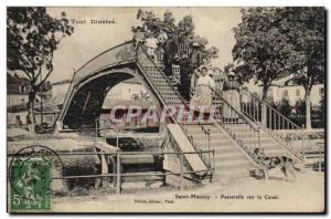 Illustrates Toul - Saint Mansuy - Gateway Canal - dog - dog - Old Postcard