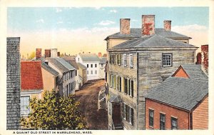 A Quaint Old Street Marblehead, Massachusetts MA