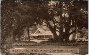 DEL MONTE, CA California   Beautiful Grounds  HOTEL DEL MONTE  c1910s   Postcard