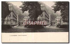 Stereoscopic Card - Cauterets - Hotel of England - Old Postcard