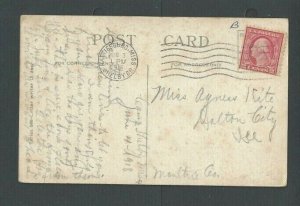 June 3 1918 Post Card Mailed W/2c Postage to Pay WWI Tax Rate From 11-21-1917---