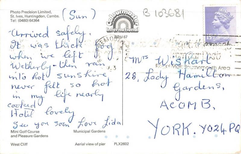 B103681 bournemouth mini golf course and pleasure gardens    uk