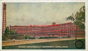 7 Postcards, Lowell, Massachusetts, Hood's-Canal-School-Court House-Mills