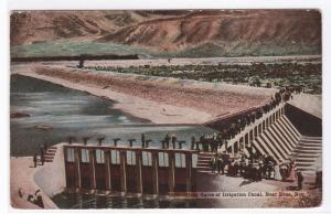 Head Gates Irrigation Canal Reno Nevada 1920 postcard