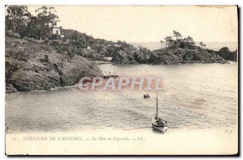 Postcard Old Corniche Esterel The Bay Figerette