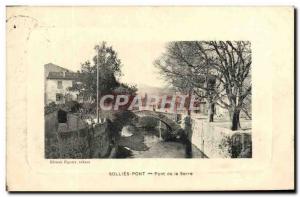 Postcard Old Bridge Sollies Pont de la Serre