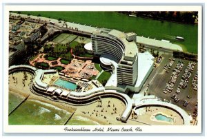 c1950s Fontainebleau Hotel, Miami Beach Florida FL Vintage Unposted Postcard