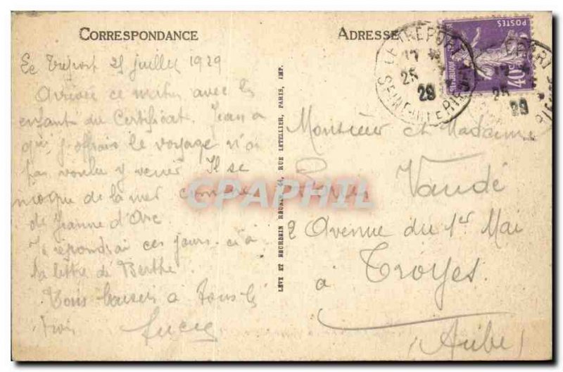 Rouen - L & # 39Avant Harbor at high tide - Old Postcard