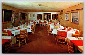 Interior~Fifield Wisconsin~Hicks Landing Restaurant & Lounge~Vintage Postcard