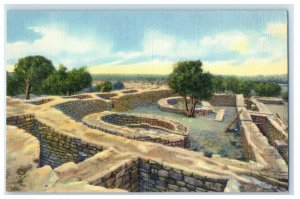 c1930's The Sun Temple Mesa Verde National Park Colorado CO Vintage Postcard