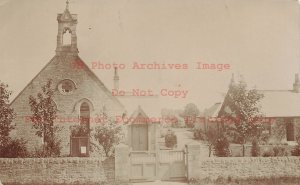 Unknown Location, RPPC, Old Stone Church in Europe