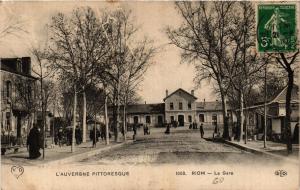 CPA L'Auvergne Pittoresque RIOM La Gare (407827)