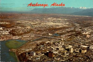 Alaska Anchorage Aerial View 1995