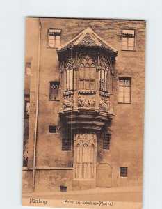 Postcard Pfarrhof Erker am Sebaldus Nürnberg Germany