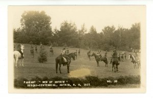 NH - Antrim. Sesqui-Centennial, 1927. Men of Antrim Pageant   RPPC