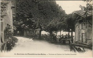 CPA Environs de PLOMBIERES-les-BAINS - Terrasse et chalets (119691)