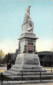 BR102343 gold jubilee statue bendigo australia