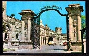 Mexico D.F.  The Chapultepec Castle Entrance - Chrome