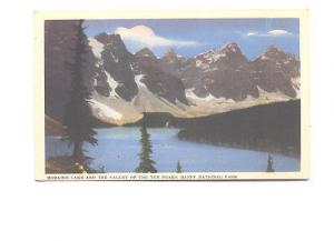 Moraine Lake, Valley of Ten Peaks, Banff National Park, Alberta, Byron Harmon