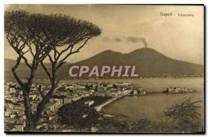 Old Postcard Panorama Napoli