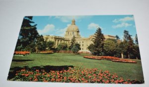 Legislative Building Edmonton Alberta Canada Postcard Grant-Mann Lithographies