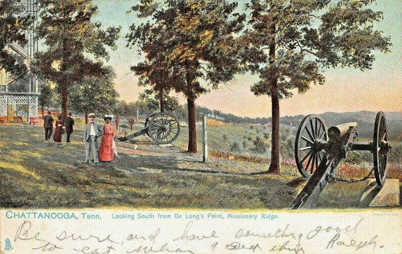 CHATTANOOGA TN~SOUTH FROM De LONGS POINT-MISSIONARY RG ~1906 TUCK PHOTO POSTCARD