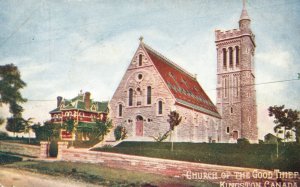 Church Of The Good Thief Historic Landmark Kingston Canada Vintage Postcard