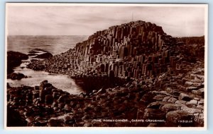 RPPC The Honeycombe Giant's Causeway Northern Ireland UK Postcard