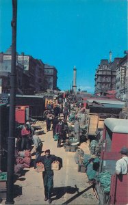 Canada Post card Montreal Bonsecours street market